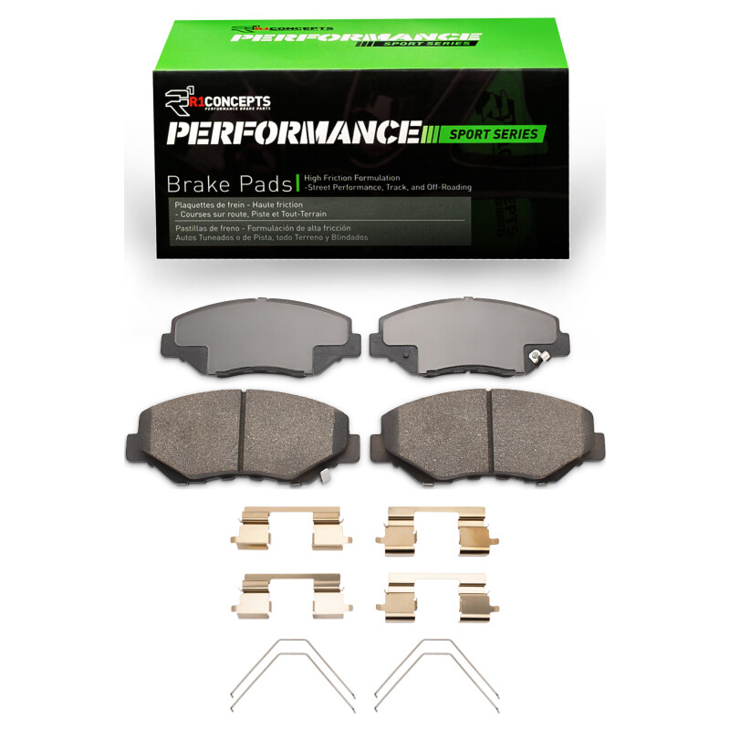 Acura ILX Brake Pads - Front - R1 Concepts - Performance Sport - `02-`21 Acura ILX Brake Pads - Front - R1 Concepts - Performance Sport - `02-`21